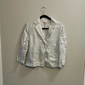 MICHAEL Michael Kors Metallic Linen Jacket